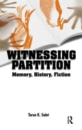 Cover: Witnessing Partition - Routledge India
