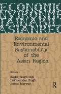 Cover: Economic and Environmental Sustainability of the Asian Region - Routledge India