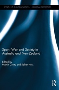 Cover: Sport, War and Society in Australia and New Zealand - Routledge