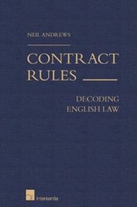 Abbildung von: Contract Rules - Intersentia Ltd