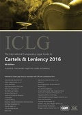 Cover: The International Comparative Legal Guide to: Cartels & Leniency 2016 - Global Legal Group Ltd