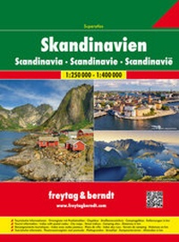 Abbildung von: Skandinavien Superatlas, Autoatlas 1:250.000 - 1:400.000, Spiralbindung - Freytag-Berndt und ARTARIA