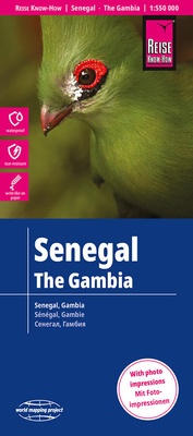 Abbildung von: Reise Know-How Landkarte Senegal, Gambia (1:550.000) - Reise Know-How Verlag Peter Rump GmbH