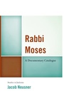Cover: Rabbi Moses - University Press of America