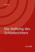 Cover: Die Haftung des Schiedsrichters - Manz