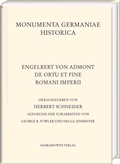 Cover: Engelbert von Admont, De Ortu et fine Romani imperii - Harrassowitz Verlag
