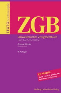 Enlarge image Cover: Texto ZGB - Helbing & Lichtenhahn
