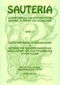 Cover: Sauteria 11: Biotopkartierung in Bergregionen und Beitr&auml;ge der ostalpin-dinorischen Gesellschaft f&uuml;r Vegatationskunde in Pontresina - Just, A