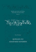 Cover: Quellen zu Adam Ries' Kindern - Adam-Ries-Bund