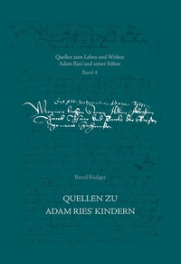 Enlarge image Cover: Quellen zu Adam Ries' Kindern - Adam-Ries-Bund