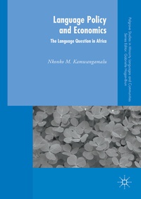 Abbildung von: Language Policy and Economics: The Language Question in Africa - Palgrave Macmillan