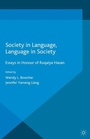 Cover: Society in Language, Language in Society - Palgrave Macmillan