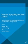Cover: Passions, Sympathy and Print Culture - Palgrave Macmillan