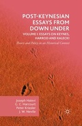 Cover: Post-Keynesian Essays from Down Under Volume I: Essays on Keynes, Harrod and Kalecki - Palgrave Macmillan