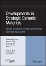 Cover: Developments in Strategic Ceramic Materials - Ce ramic Engineering and Science Proceedings v36 Issue 8 - Wiley