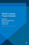 Cover: Blended Language Program Evaluation - Palgrave Macmillan