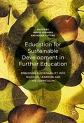 Cover: Education for Sustainable Development in Further Education - Palgrave Macmillan