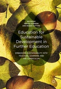 Cover: Education for Sustainable Development in Further Education - Palgrave Macmillan