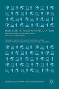 Cover: Materiality, Rules and Regulation - Palgrave Macmillan