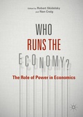 Cover: Who Runs the Economy? - Palgrave Macmillan