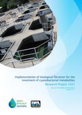 Cover: Implementation of Biological Filtration for the Treatment of Cyanobacterial Metabolites - IWA Publishing