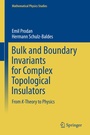 Cover: Bulk and Boundary Invariants for Complex Topological Insulators - Springer