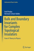 Cover: Bulk and Boundary Invariants for Complex Topological Insulators - Springer