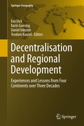 Cover: Decentralisation and Regional Development - Springer