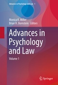 Cover: Advances in Psychology and Law - Springer