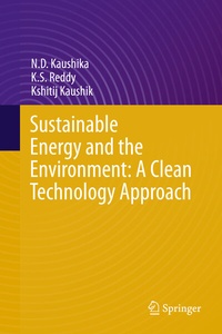 Enlarge image Cover: Sustainable Energy and the Environment: A Clean Technology Approach - Springer