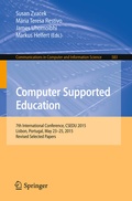 Cover: Computer Supported Education - Springer