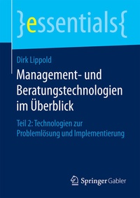 Abbildung von: Management- und Beratungstechnologien im Überblick - Springer Gabler