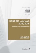 Cover: KENDRIS Jahrbuch 2015/2016 - Schulthess Juristische Medien