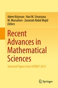 Cover: Recent Advances in Mathematical Sciences - Springer