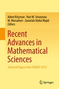 Cover: Recent Advances in Mathematical Sciences - Springer