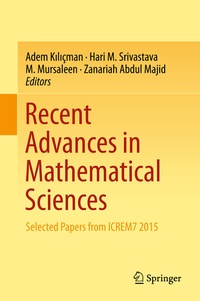 Enlarge image Cover: Recent Advances in Mathematical Sciences - Springer