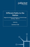 Cover: Different Paths to the Nation - Palgrave Macmillan