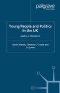 Cover: Young People and Politics in the UK - Palgrave Macmillan