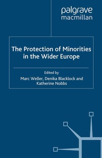 Enlarge image Cover: The Protection of Minorities in the Wider Europe - Palgrave Macmillan