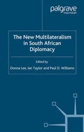 Cover: The New Multilateralism in South African Diplomacy - Palgrave Macmillan