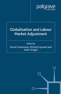 Cover: Globalisation and Labour Market Adjustment - Palgrave Macmillan