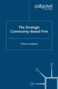 Cover: The Strategic Community-Based Firm - Palgrave Macmillan