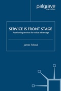 Cover: Service is Front Stage - Palgrave Macmillan