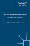 Cover: Health Promotion in Action - Palgrave Macmillan