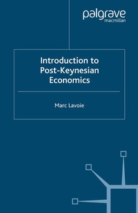 Enlarge image Cover: Introduction to Post-Keynesian Economics - Palgrave Macmillan