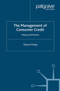 Cover: The Management of Consumer Credit - Palgrave Macmillan