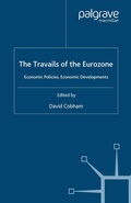 Cover: Travails of the Eurozone - Palgrave Macmillan