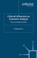 Cover: Cultural Influences on Economic Analysis - Palgrave Macmillan