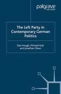 Cover: The Left Party in Contemporary German Politics - Palgrave Macmillan
