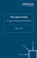 Cover: The Liberal Polity - Palgrave Macmillan